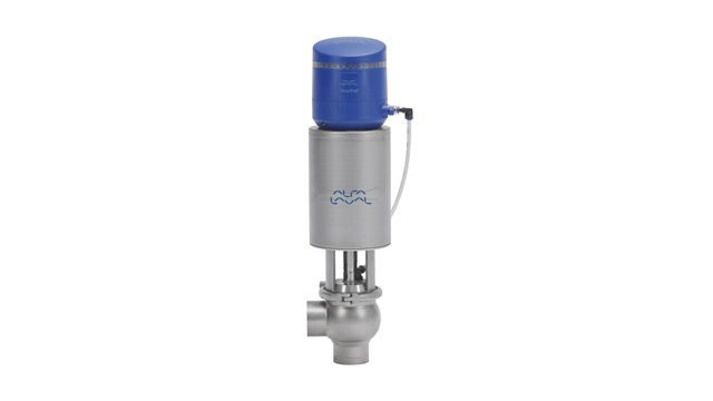 Vanne à double clapet Alfa Laval - Mixproof Aseptic, assure la sécurité du produit et garantit une protection totale contre l'intrusion de micro-organismes nocifs, même en cas de pics de pression indésirables. Idéale pour les applications de processus stériles dans l'industrie alimentaire, laitière et des boissons.