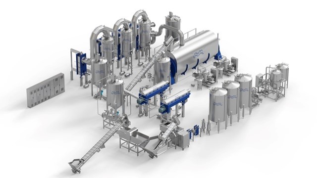 Centriflow wet rendering equipment