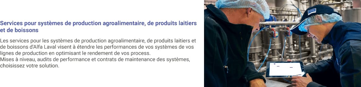 Audits et maintenance usines agroalimentaire