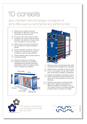 10 conseils de maintenance échangeurs thermiques Alfa Laval